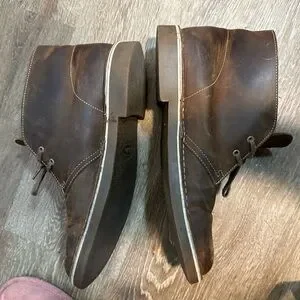 CLARKS MEN'S BUSHACRE 2 BEESWAX LEATHER Men Size 9
