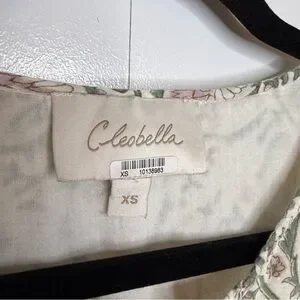Cleobella 100% Cotton Floral Printed Dress - XS (no Belt)