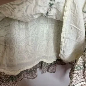 Cleobella 100% Cotton Floral Printed Dress - XS (no Belt)