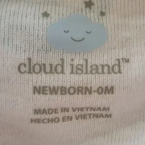 Cloud Island™ Blue Safari Short Sleeve Bodysuit 4pk Newborn