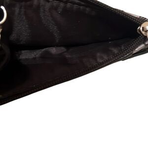 Coach Black And Gray Keychain Wallet