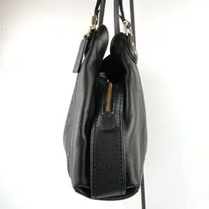 Coach Edie Shoulder Bag In Black Style No. 57122 $474 Retail