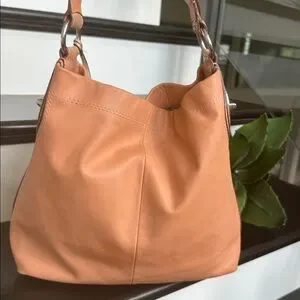 Coach Genuine Leather Shoulder Hobo Handbag Purse F16535