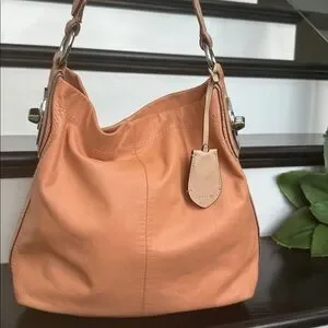 Coach genuine leather shoulder hobo handbag purse F16535