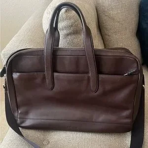 Coach Hamilton Briefcase Laptop Leather Bag Crossbody F22528 VTG Y2K
