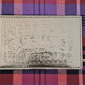 Coach NWOT Poppy Multicolored Nylon Soft Padded Laptop Sleeve