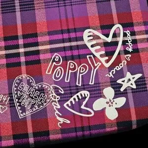 Coach NWOT Poppy Multicolored Nylon Soft Padded Laptop Sleeve