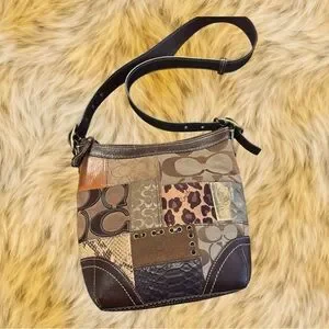 Coach Patchwork Signature Shoulder Bag 2008