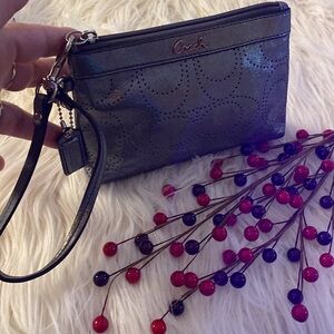 COACH Shine Wristlet