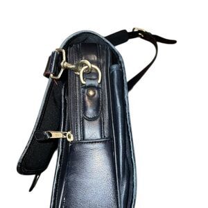 Coach Vintage Unisex Black Leather Briefcase Bag #0532