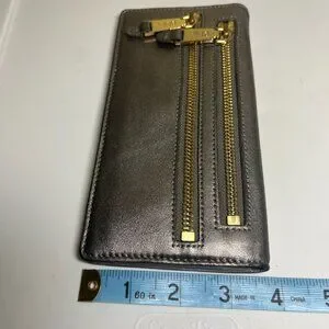 Cole Haan Silver Color Long Organizer Wallet