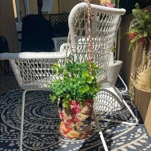 Colorful Hanging Planter Basket