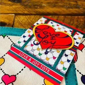 Colorful Heart Tote Bag