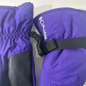COLUMBIA WATERPROOF PURPLE MITTEN.SIZE YOUTH LARGE