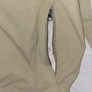 Columbia Windbreaker Jacket Full Zip Lightweight Coat Khaki‎ XL