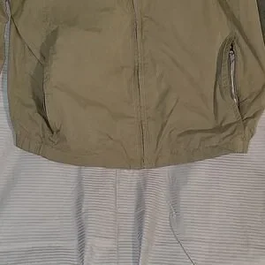 Columbia Windbreaker Jacket Full Zip Lightweight Coat Khaki‎ XL