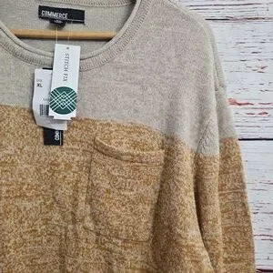 Commerce Gradiet Cre Neck Sweater Mens Size Xl