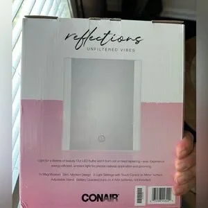 Conair Reflections Unfiltered Vibes Touch Screen Adjustable Stand Mirror