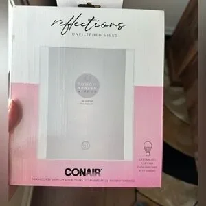 Conair Reflections Unfiltered Vibes Touch Screen Adjustable Stand Mirror