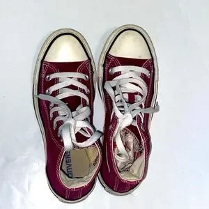 Converse All Star Burgundy Size Unixes Men 4 Women Women 6