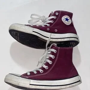 Converse All Star Burgundy Size Unixes Men 4 Women Women 6
