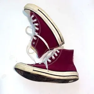 Converse All Star Burgundy Size Unixes Men 4 Women Women 6