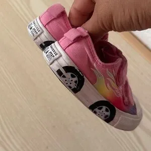 Converse Pink Canvas High-Tops