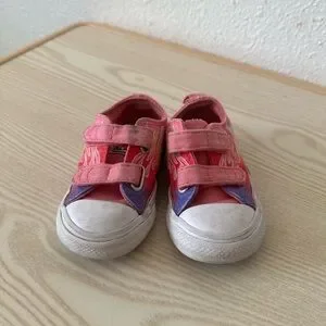 Converse Pink Canvas High-Tops