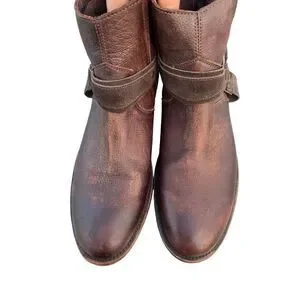 Corral Leather Men's Brown Harness Round Toe Cowboy Size 8.5
