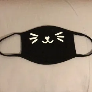 Cotton Face Mask - Cat Whiskers