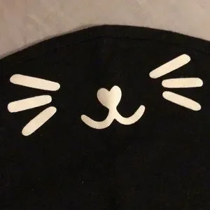 Cotton Face Mask - Cat Whiskers