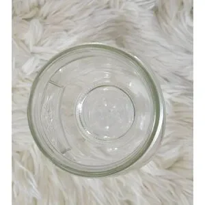 Country Style Qaulity Mason Jar Goblets Wine Glass Clear Pedistal