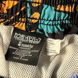 Cowboy Bebop Men’s Small Swim Shorts SUNRISE Anime Manga Funimation AOP Comic‎