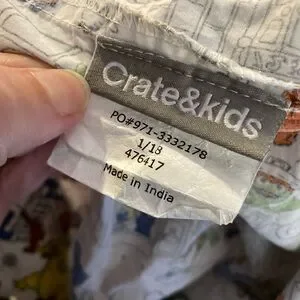 CRATE & BARREL KIDS Land Of Nod Sesame Street Pillow Shams Bedding Sheets