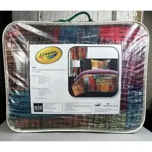 Crayola Dream In Color Bedding Collection Etch Print Twin Comforter Set New