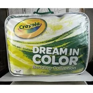 Crayola Dream In Color Bedding Collection Monster Friends Twin Comforter Set New