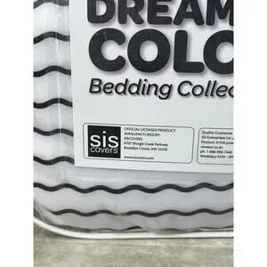 Crayola Dream In Color Full Sheet Set Serpentine Stripe Licorice Black White NEW