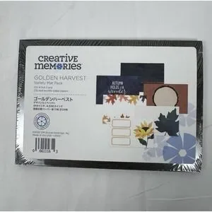 Creative Memories Golden Harvest Variety Mat Pack 24 Total 4.5x6.5 And 4x6