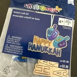 Creatology Happy Hanukkah Dreidel Wood Craft Kits DIY Kids Project Jewish NWT