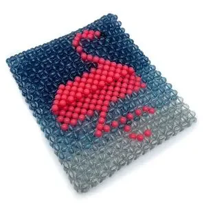 Crewcuts By J. Crew Girl’s Beaded Critter Crossbody Flamingo Bag Neon Ca…