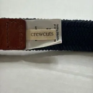 Crewcuts Navy And Brown Kids' Belt