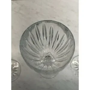 Cristal D'Arques-Durand Antique Clear 8" Water Goblets/Wine Glasses 6 In Lot