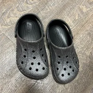 CROCS Kids glitter Shoes - Black