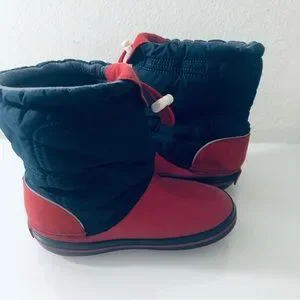CROCS KIDS SNOW BOOTS -CROCBAND LODGEPOINT BOOT K 203509.SIZE C 11