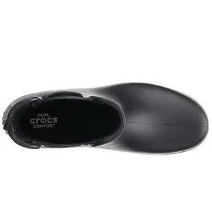 Crocs Women's Freesail Chelsea‎ Ankle Boots Rain Boots Women Size 4/Kids Black