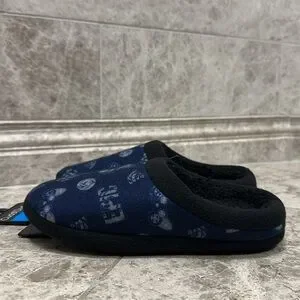 Cuddl Duds Boys Printed Epic Gamer Fleece Clog Slipper NEW M (3-4)
