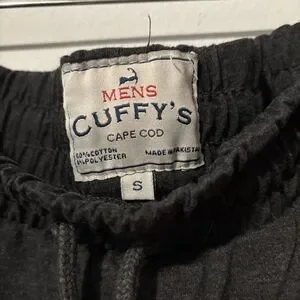 Cuffy’s Mens Black Cape Cod Mass. Jogger Sweatpants Size S