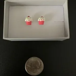 Cupcake Earrings Fantasy Jewelry