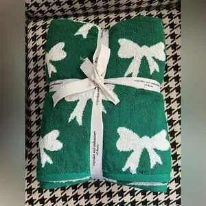 Cupcakes And Cashmere 6 Piece Green Cotton Bath Towel Set
