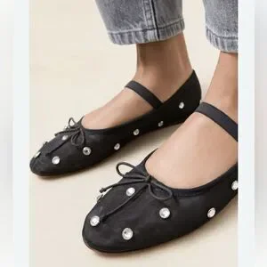 Cushionaire Elegant Mary Jane Mesh Flat Shoes